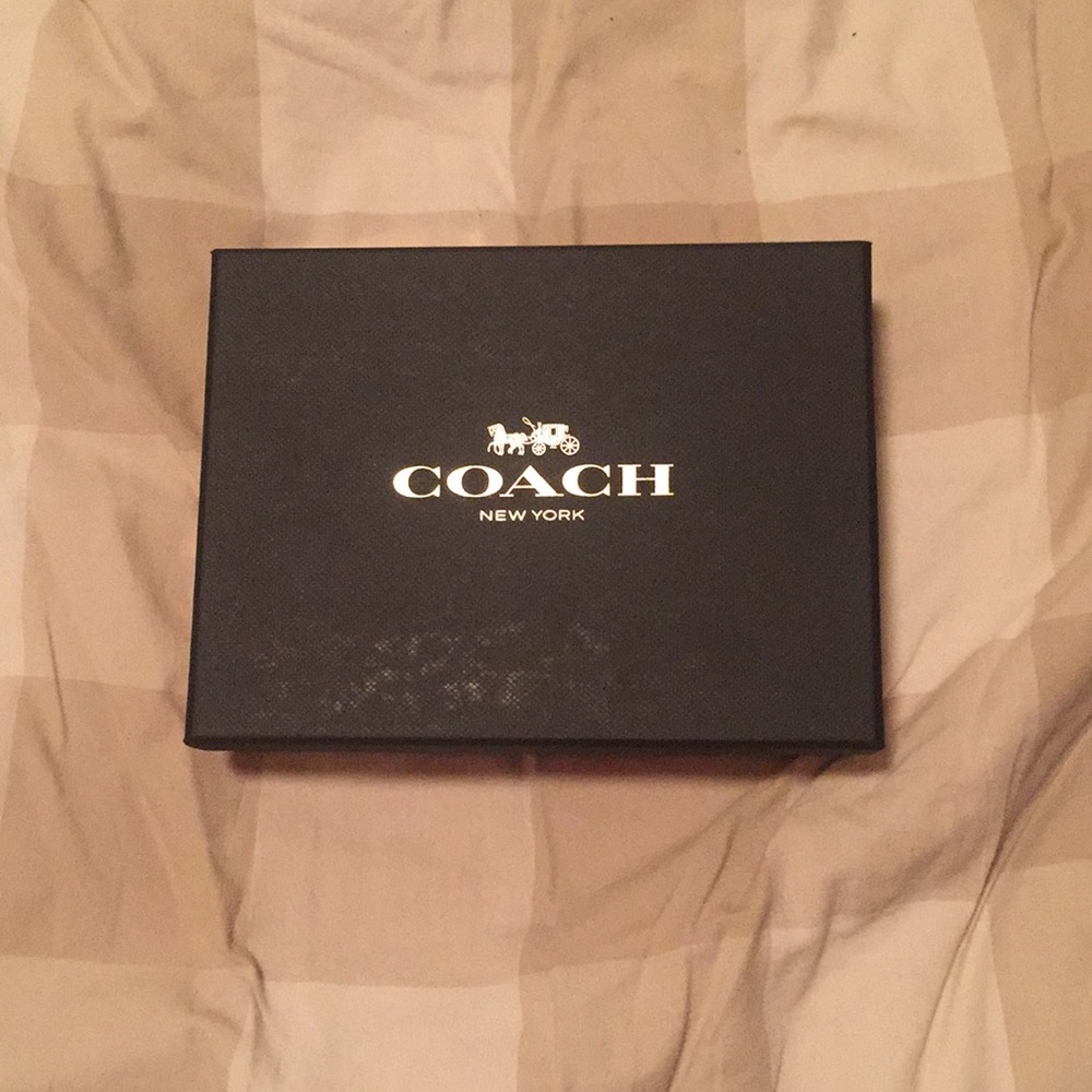 Platinum coach wristlet